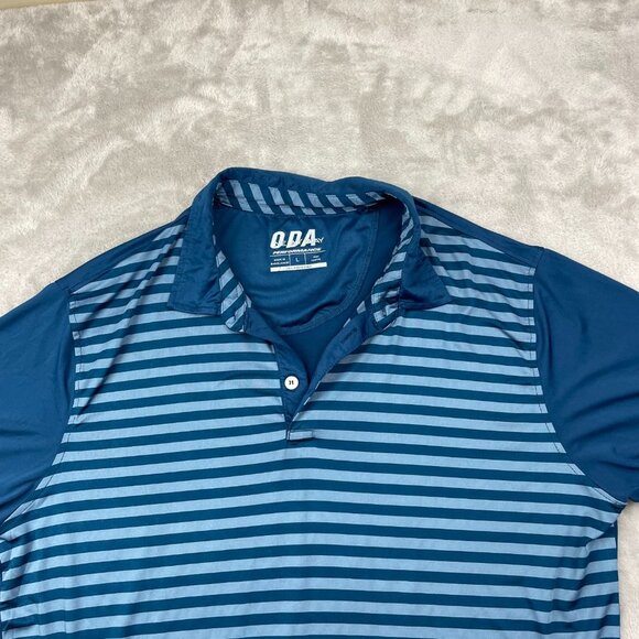 One Day Away Performance Short Sleeve Polo Shirt Men's Size Large - Picture 2 of 7